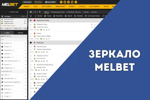 Зеркало Melbet