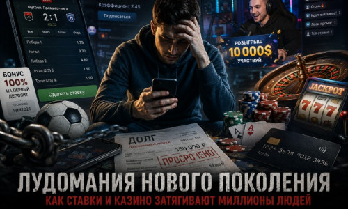 Лудомания сегодня: как ставки, казино и стримеры затягивают миллионы людей